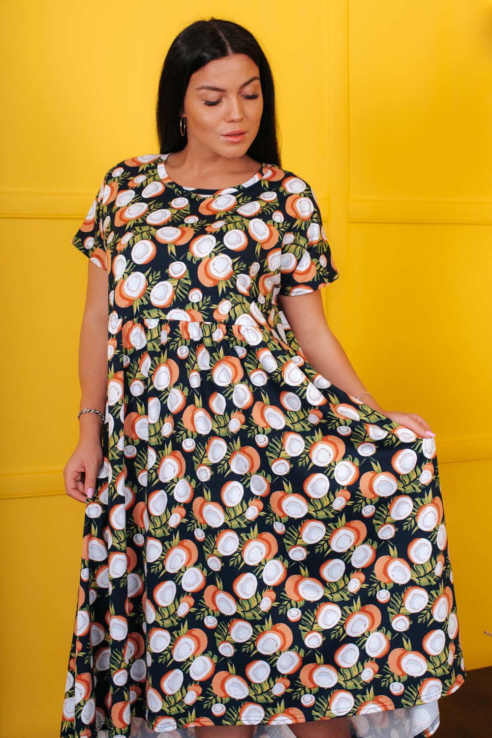 Фото товара 20975, платье с кокосами